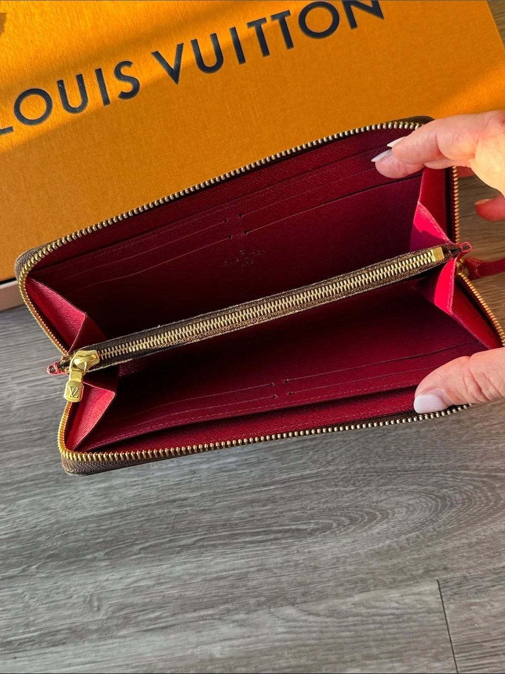 Louis Vuitton Clemence Fuchsia Monogram